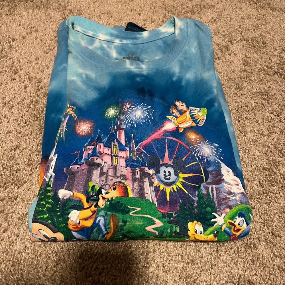 Disney Blue Tie-Dye T-Shirt - Picture 4 of 4
